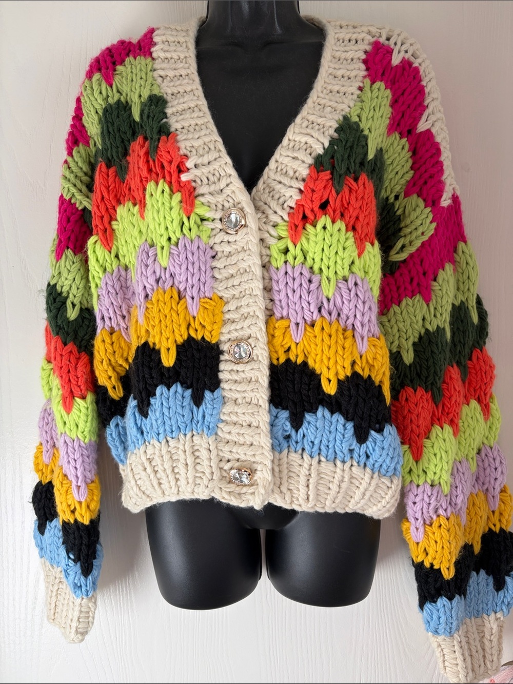 NVLT Chunky Knit Cardigan
